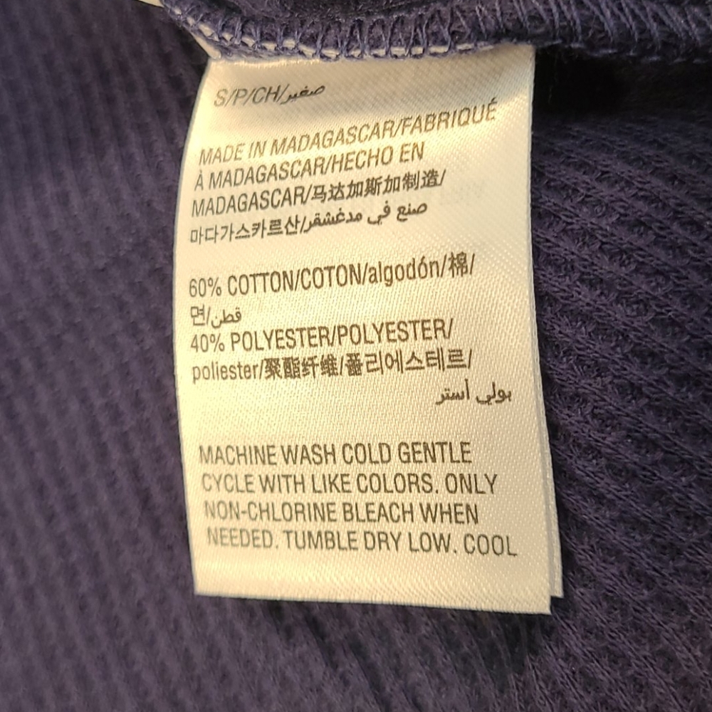 Club Rm Henley thermal navy blue - Picture 16 of 16